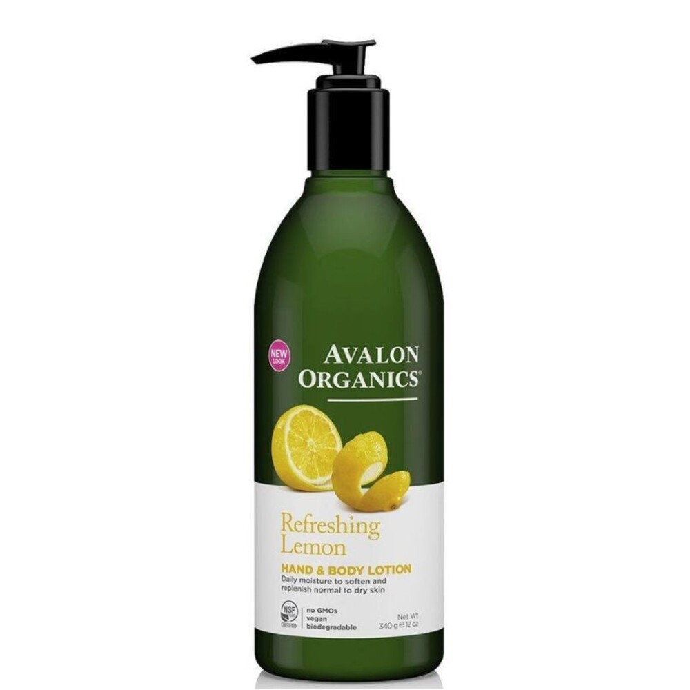 NOT For Sale: Avalon Organics Natural Hand & Body Lotion, Refreshing Lemon 12 Oz